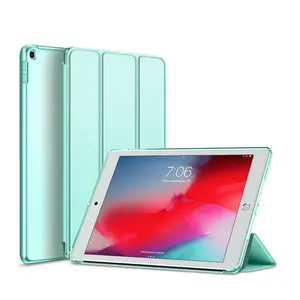 حقيقي حقيقي 100% جلد انتو النوم/wakeing غطاء الجلد اللوحي pc حافظة لجهاز Ipad air2/باد 6