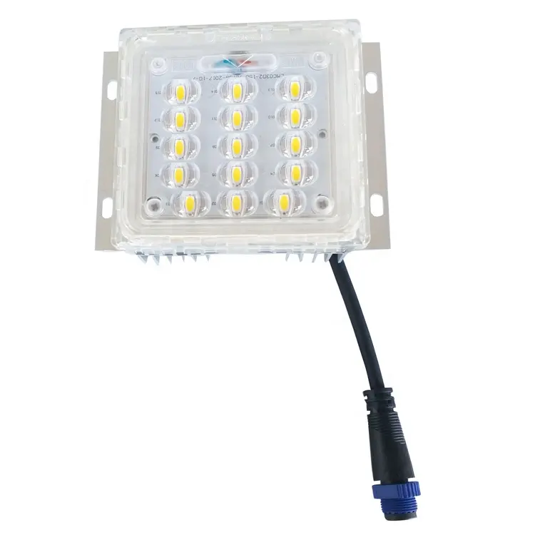 Sokak lambası Bahçe Fenerler Modülü DC24V40W 20 Watt Kare Alüminyum 24 V 30 20 40 W 160lm/W Yüksek Güç LED Güneş Modülü