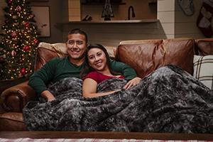 Siêu mềm mờ sang trọng ấm cúng ấm áp Fluffy sang trọng trọng lượng nhẹ không gây dị ứng chăn Faux lông ném chăn cho giường đi văng - Product Image 4