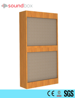 Panneau de diffuseur de son de déflecteur acoustique mobile mural à haute densité International E0 Standard