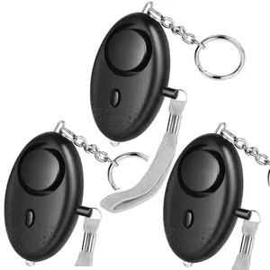 Factory Wholesale Best Selling 130db Buzzer Personal Emergency Alarm Keychain Alarms for Elder ladies children
