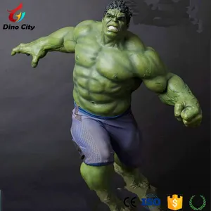 Film Patung Ukuran Hidup Fiberglass Hulk Patung