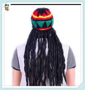 Perruques de fête synthétiques rastafariennes de qualité HPC-2527 - Product Image 3