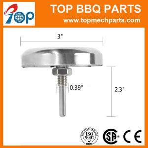 High Temperature Gauge Thermometer Replacement for BBQ <strong>Gas</strong> <strong>Grills</strong> - Product Image 4