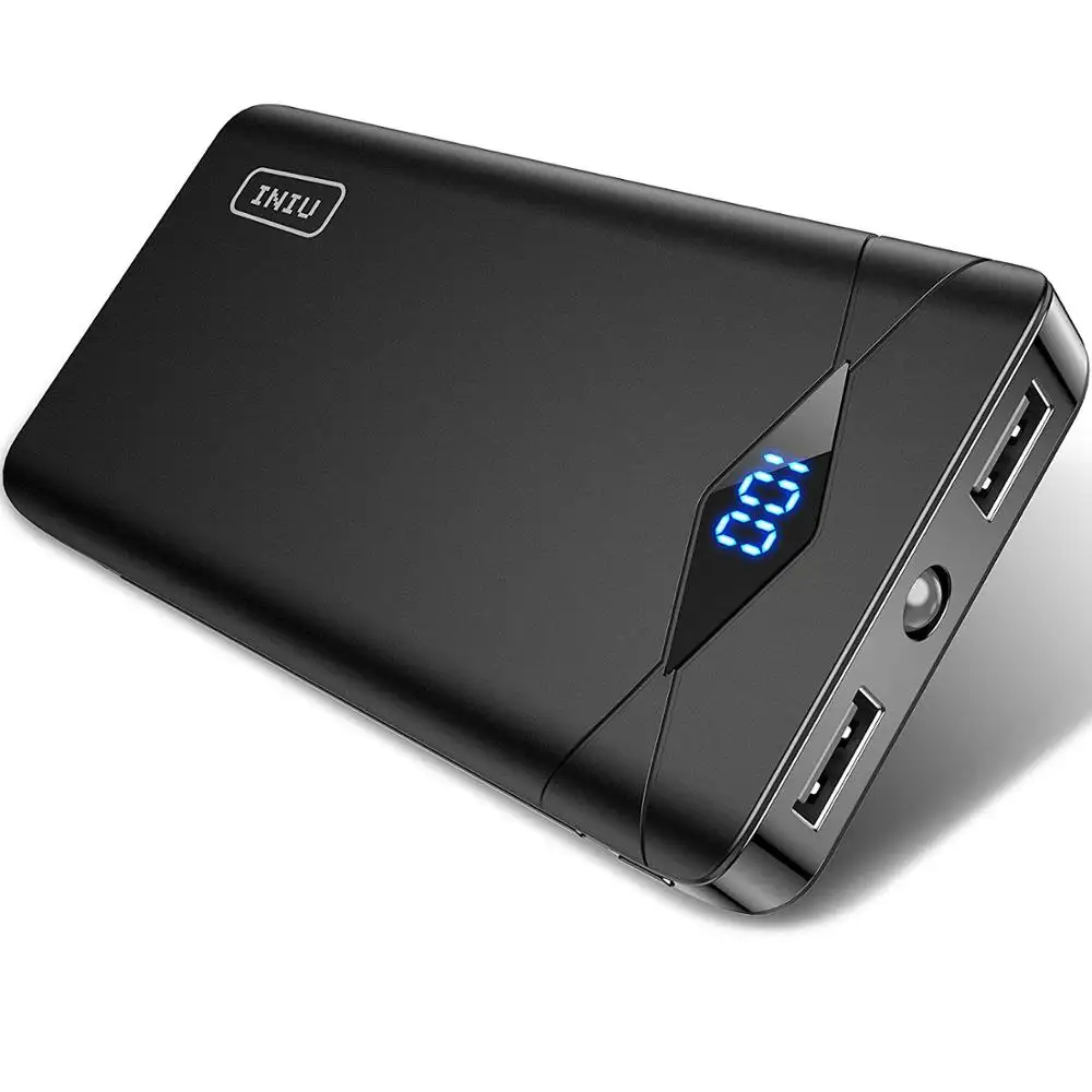 INIU 10000mAh 2.4A Power Bank Dual 2 USB tragbares Ladegerät Power bank Für iPhone X Xiaomi mi Telefon Power bank Externer Akku