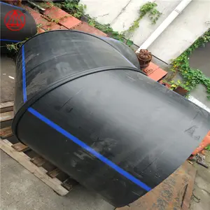 Jiangte 100% Baru Bahan Butt Welding Pipa HDPE Fitting Bend 45 Gelar Siku