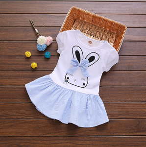 Neue Kinder kurz ärmel ige Prinzessin Kleid Mädchen Kleid Sommer Mode koreanische Mädchen Kinder Kleid - Product Image 5