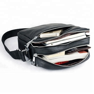<span class=keywords><strong>GINA</strong></span> Designer 100% Sac tactique messager en cuir de vachette véritable pour hommes Sac à dos promotionnel à bandoulière unique et à dégagement rapide - Product Image 5