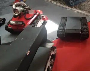 Voie de réservoir de chenille de châssis de voiture mobile éducative de mode acheter le robot industriel de robot