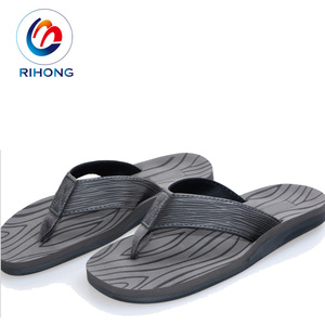Sandale pour hommes Eva avec logo brodé à plat et coloré fabriqué en usine - Product Image 1
