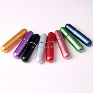 Wholesale 5ml Mini Aluminum <strong>Travel</strong> <strong>Perfume</strong> Spray Bottle <strong>Refillable</strong> Empty <strong>Atomizer</strong> with Pump Sealer - Product Image 3
