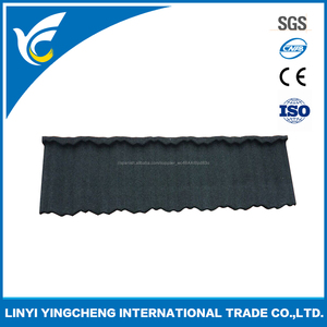 Piedra recubiertos de <span class=keywords><strong>metal</strong></span> del techo baldosas y pvc canal de la lluvia - Product Image 4