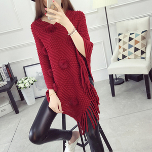 Factory Custom Knitted Style Women <strong>Infinity</strong> Cappa Shawls Pilling Acrylic Material Ball Accessories <strong>Scarf</strong> - Product Image 4