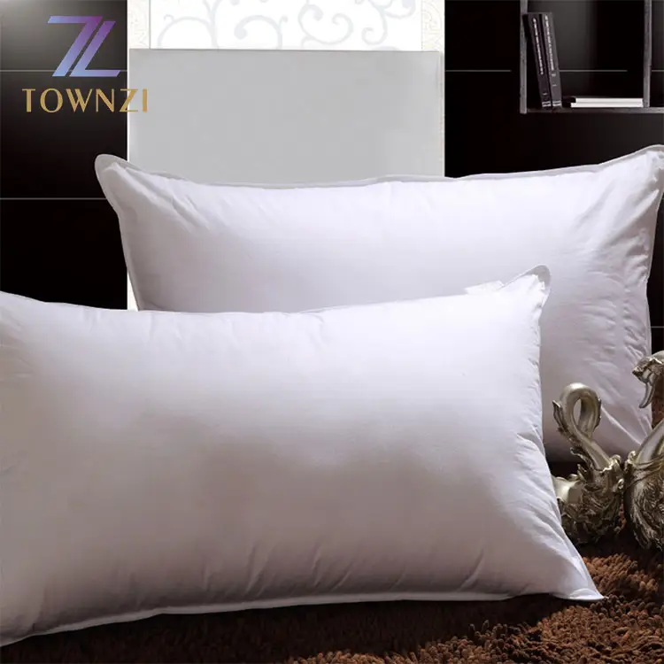 Wholesale high quality hotel supply price down pillow custom luxury cotton pillow for bathroom