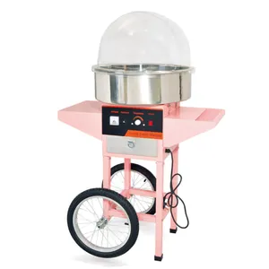 Turkish Commercial Candy dome Automatic pink Gas cotton candy floss maker