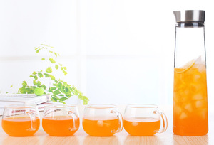 <span class=keywords><strong>Caraffa</strong></span> in <span class=keywords><strong>Vetro</strong></span> Grande da 50 Once con Coperchio e Beccuccio per <span class=keywords><strong>Acqua</strong></span> Calda e Fredda, Tè, Succo, Caffè - Product Image 3