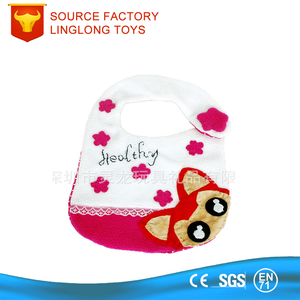 Ropa infantil Algodón Tieback Feed Pink Teddy Saliva Toalla - Product Image 6