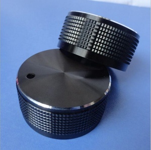 40x19 مللي متر الترويجية نوعية جيدة الألومنيوم الصغيرة مكبر للصوت الجهد مقبض مفتاح التشغيل مع أنودة الأسود - Product Image 2