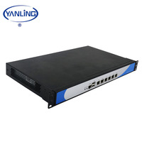 Shenzhen 1U Procesador de servidor en rack con Intel Core I3 I5 I7 Cloud Computing Firewall Pfsense Wired & Wireless CE Rohs FCC Stock