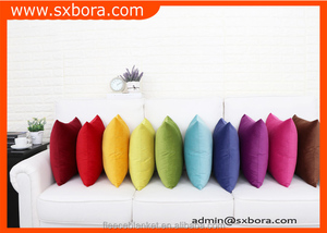 Venta caliente de china fabricante de colores tela teñida silla cusion en sofá almohada polar - Product Image 1