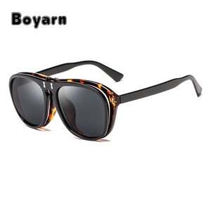 <span class=keywords><strong>Clip</strong></span> en Flip up <span class=keywords><strong>gafas</strong></span> de sol mujer marca diseñador 2018 leopardo rojo amarillo Flip <span class=keywords><strong>gafas</strong></span> de sol <span class=keywords><strong>para</strong></span> hombres unisex UV400 - Product Image 1