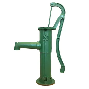 Landwirtschaft licher Garten Gusseisen antike Vintage manuelle Handpresse Flachwasser brunnen Krug pumpe