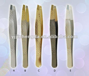 Mejor venta de gama alta dorado pinzas de cejas, buena pinzas - Product Image 4