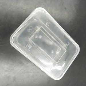 Contenitore per Alimenti in Plastica Trasparente Rettangolare Monouso ZY 750ml per Sushi, Sandwich, <span class=keywords><strong>Hamburger</strong></span> - Product Image 2