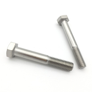 Vis à tête hexagonale en acier inoxydable 304 <span class=keywords><strong>SS</strong></span> 316 A4 <span class=keywords><strong>A2</strong></span> DIN 933 DIN 931 - Product Image 2
