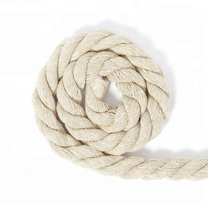 Custom Colors 3-strand Twisted Cotton Cord Round 8mm <strong>Thick</strong> <strong>Rope</strong> - Product Image 4