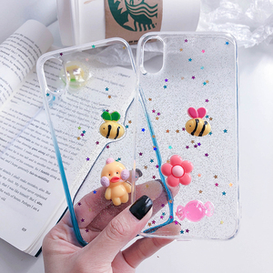 Ốp Điện Thoại Di Động Bằng Nhựa Acrylic Trong Suốt Bằng Nhựa Epoxy Hình Chú Vịt Kẹo Dễ Thương 3D Pha Lê Cho <span class=keywords><strong>Iphone</strong></span> Xs 11 12 13 14 Pro Max Ốp Lấp Lánh - Product Image 6