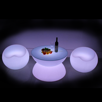 Meubles de bar et de salon portables, chaise en forme de pomme illuminée à LED, changeant de couleur, pour l'intérieur et l'extérieur, tabouret en forme de pomme, chaise en forme de boule LED