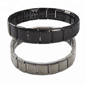 Bracciale Giapponese Trendy con Gancio Magnetico Anti-radiazioni in Germanio e Acciaio Inossidabile Nero <span class=keywords><strong>per</strong></span> Anniversario - Product Image 1