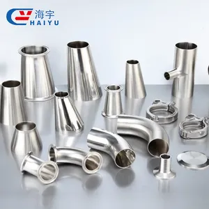 Food Grade Pipe Fittings Sanitary Stainless Steel Pipe Bend