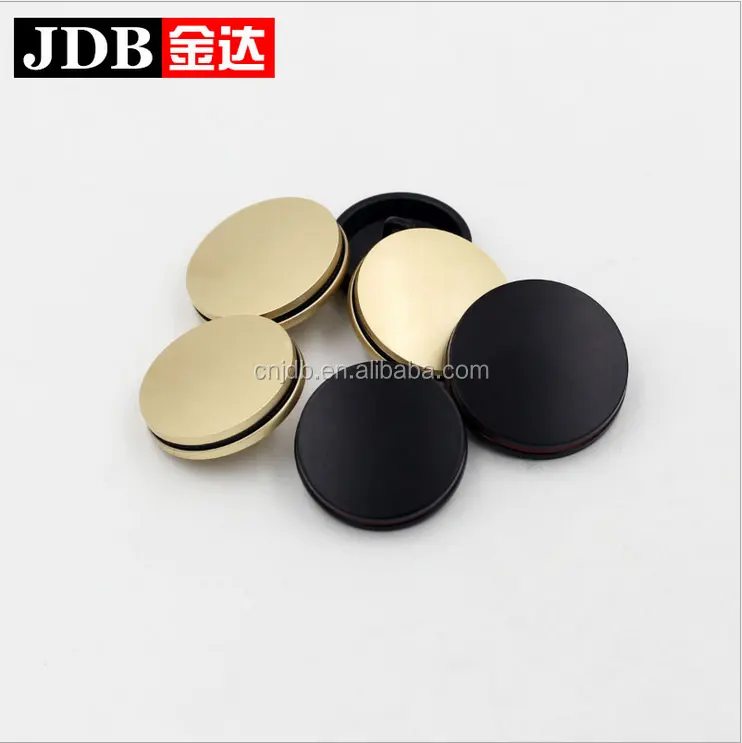 Fashion flat shank metal coat button for sale lead free nickel free