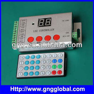 Con Panel remoto IR 4 salidas Controlador de tarjeta Sd de píxeles <span class=keywords><strong>LED</strong></span> a todo color con control remoto - Product Image 1