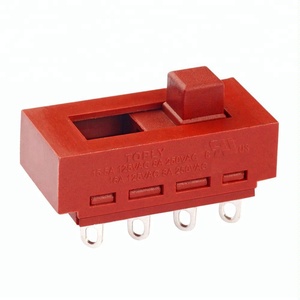 Precio barato Mini Slide SPDT Interruptor de palanca Función de encendido y apagado vertical Máx. Voltaje 125V - Product Image 1