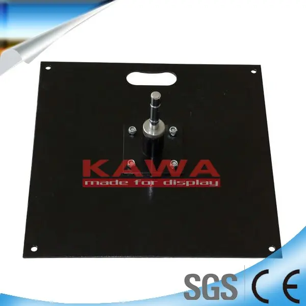 Customized popular metal steel rotating banner stand