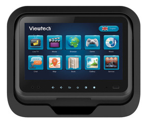 10.1 pulgadas reposacabezas bus Android Monitor con TV en vivo, música, 3G, GPS - Product Image 2