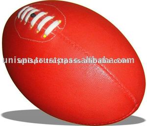 Ballon de football australien en cuir - Product Image 2
