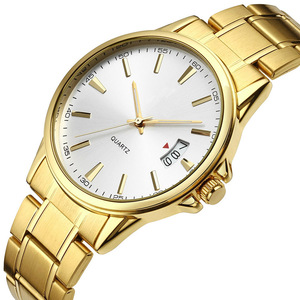 맞춤형 소형 저렴한 순수 명품 남성용 금 손목시계 - Product Image 5