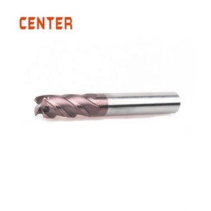 HRC 55 <span class=keywords><strong>4F</strong></span> phay Cutter rắn <span class=keywords><strong>Carbide</strong></span> góc bán kính <span class=keywords><strong>End</strong></span> Mill R1 * D4 * 50L - Product Image 6