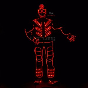 LED Lumineux costume avec numérique LED masque gants chaussures couverture lumineux vêtements LED costume - Product Image 3