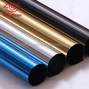 Di qualità eccellente il 99% UV block IR rifiuto di visione a senso unico argento & nero solar car window tint film di costruzione tinta <span class=keywords><strong>pellicola</strong></span>