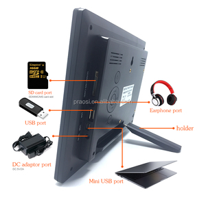 MP3 ve çalar saat ile 8 inç e-mürekkep dijital fotoğraf çerçevesi - Product Image 3