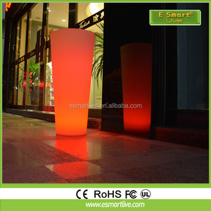 Alibaba gros maison/<span class=keywords><strong>jardin</strong></span>/partie/décoration de mariage étanches haute tech fleur vase/led pot de fleur - Product Image 4