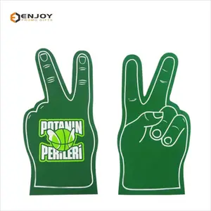 Custom Made Bespoke Fans Match Yes Gesture Shape Foam Fingers