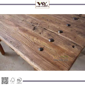 <span class=keywords><strong>Tavolo</strong></span> da Esterno in <span class=keywords><strong>Legno</strong></span> di <span class=keywords><strong>Olmo</strong></span> Antico in Stile Cinese per Parco e Cucina - Product Image 6