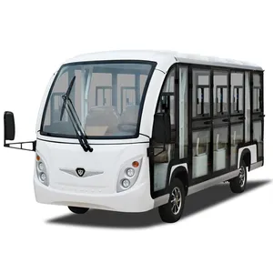 Custom 14 passenger shuttle bus electric bus with heater and air conditioning