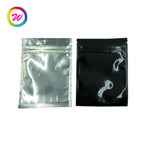 Có Thể Niêm Phong Mùi Bằng Chứng Nhỏ Ziplock Foil Lip Gloss Lông Mi Bao Bì Túi Với Cửa Sổ Rõ Ràng - Product Image 3